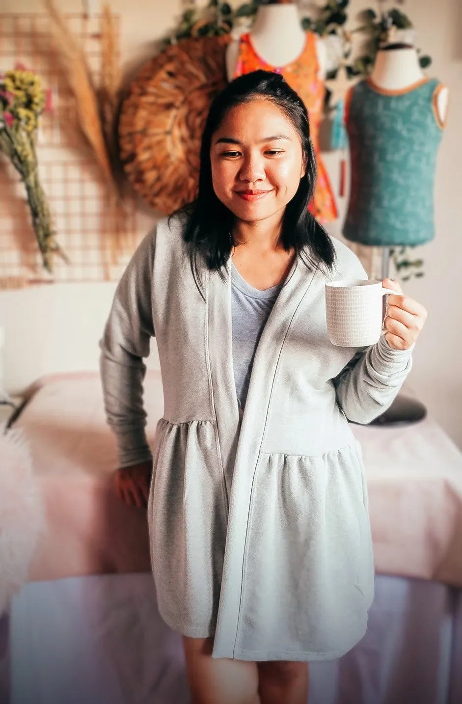 Adult Niagara Cardigan Digital Sewing Pattern Sizes 0-32