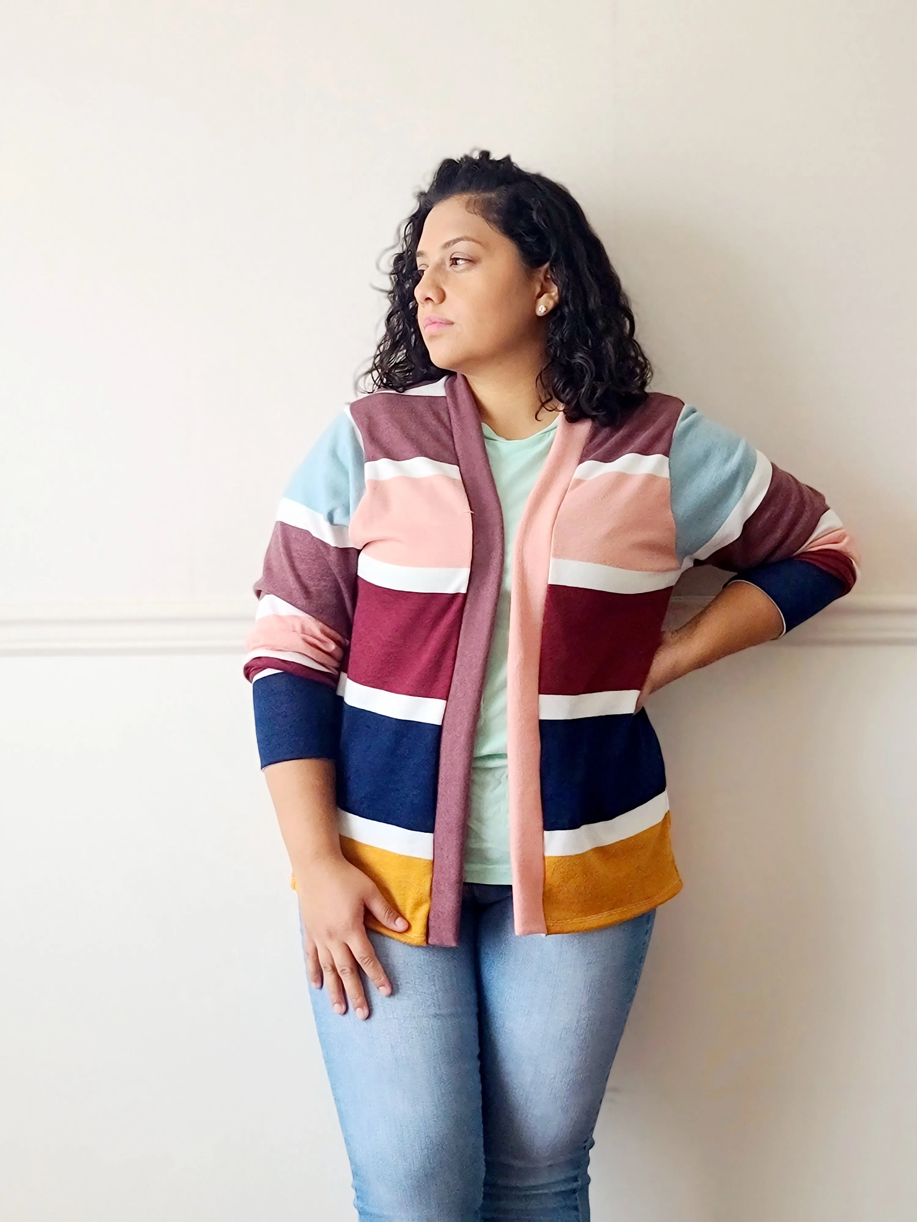 Adult Niagara Cardigan Digital Sewing Pattern Sizes 0-32