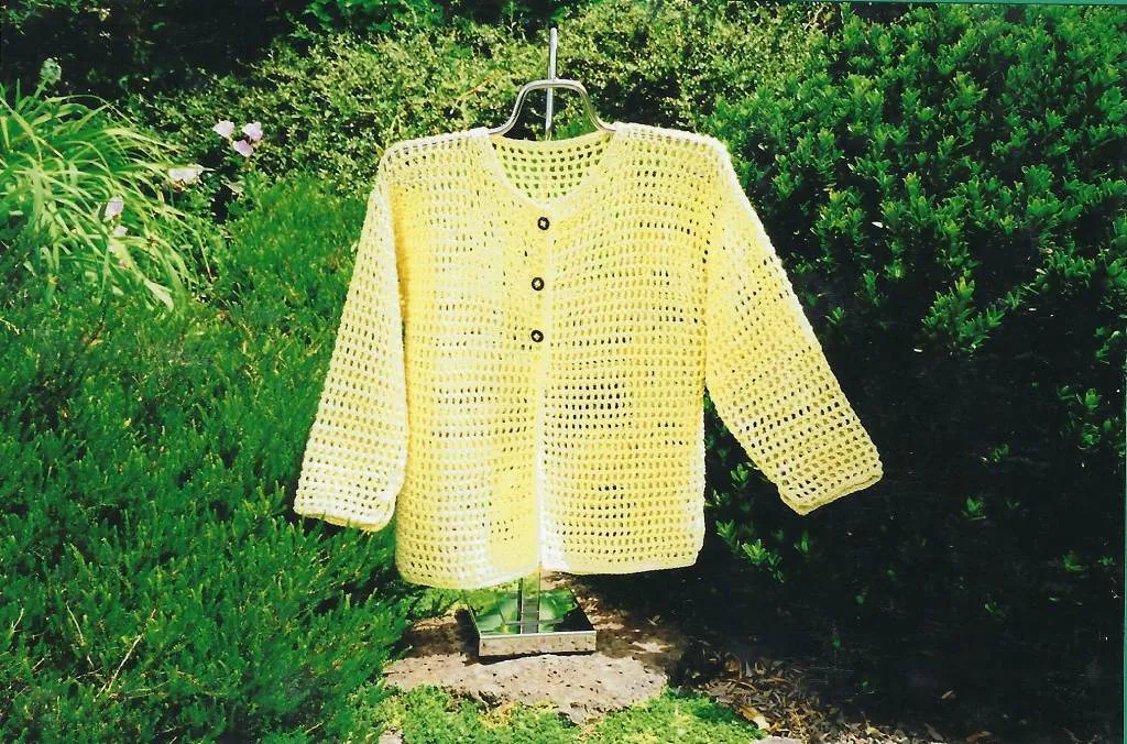 Ann Norling Crochet Cardigan Pattern #44