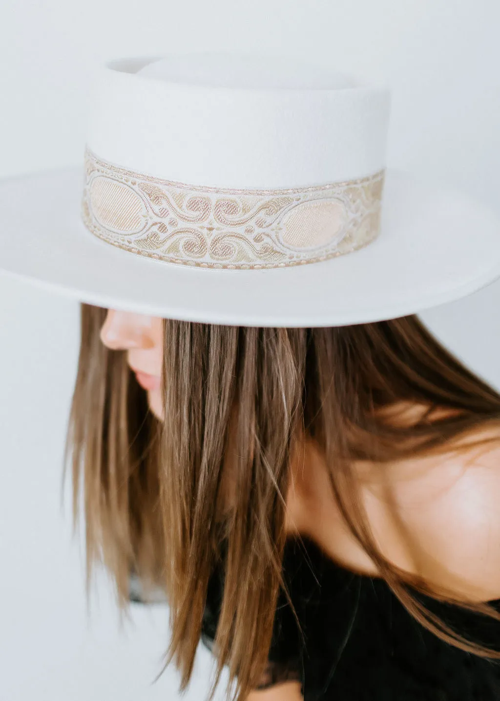 Bethany Wool Felt Rancher Hat