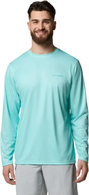Columbia Men's PFG Terminal Tackle Fish Flag Long Sleeve Fishing Shirt