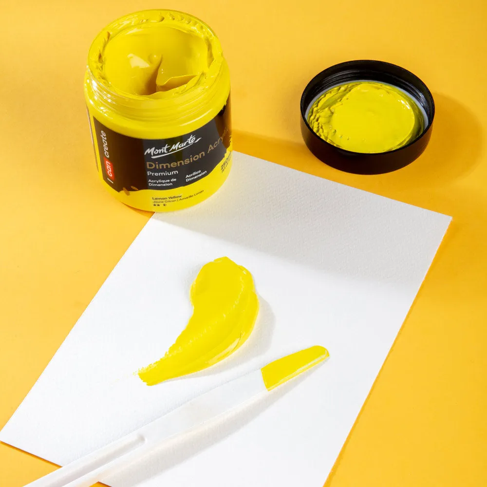 Dimension Acrylic Premium 250ml (8.5 US fl.oz) - Lemon Yellow