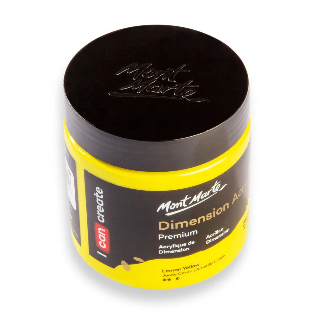Dimension Acrylic Premium 250ml (8.5 US fl.oz) - Lemon Yellow