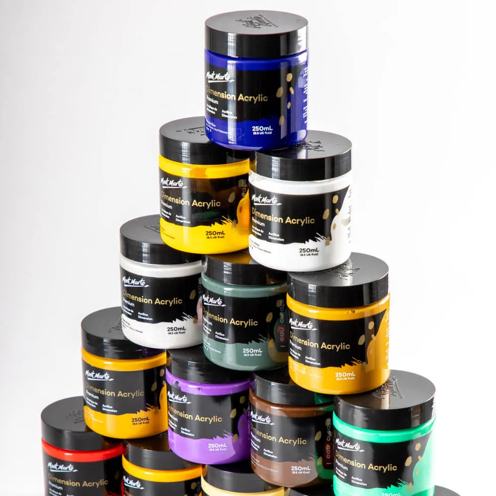 Dimension Acrylic Premium 250ml (8.5 US fl.oz) - Yellow Deep