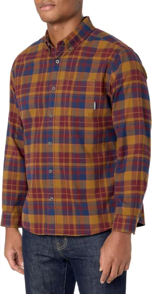 Eddie Bauer Men's Classic Fit Favorite Long-Sleeve Flannel Shirt