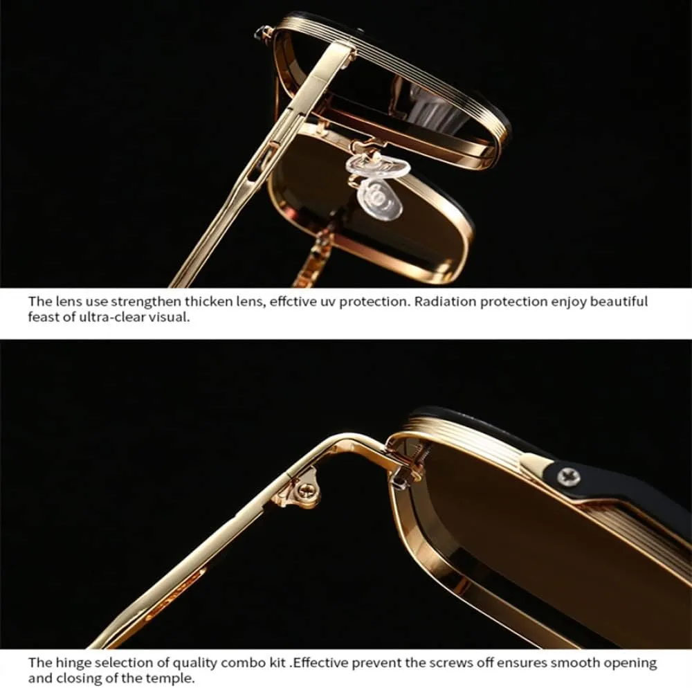 Fashion Classic Style Gradient Sunglasses Cool Men Vintage Design Sun Glasses Oculos De Sol