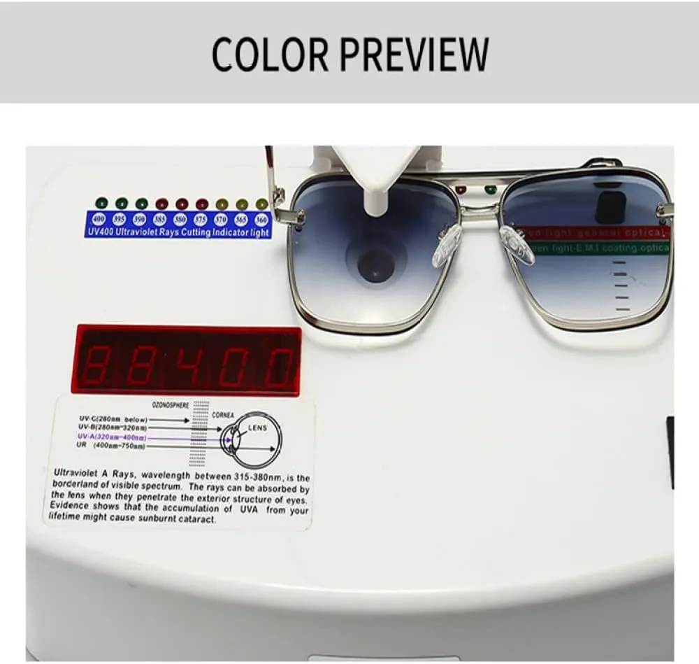 Fashion Classic Style Gradient Sunglasses Cool Men Vintage Design Sun Glasses Oculos De Sol