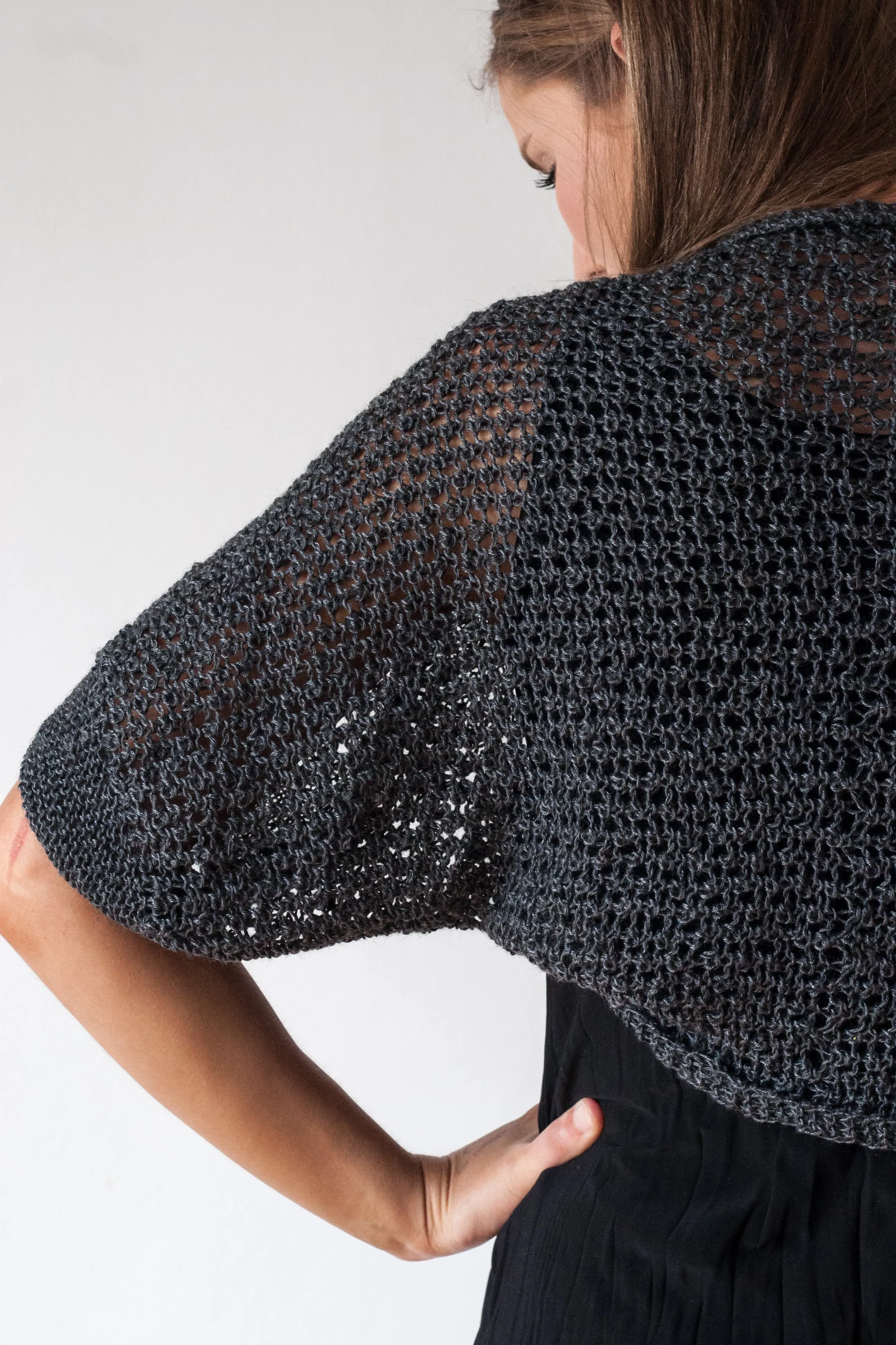 FREE Fusion Summer Open Knit Shrug Pattern