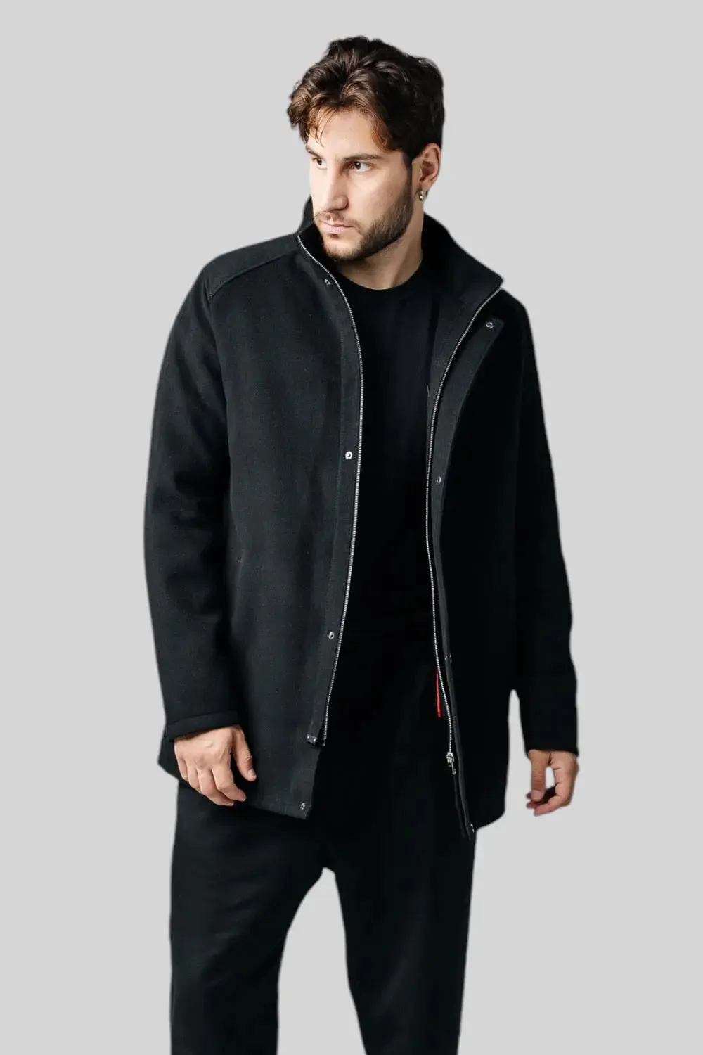 Giorgio Coat with Shearling Lining