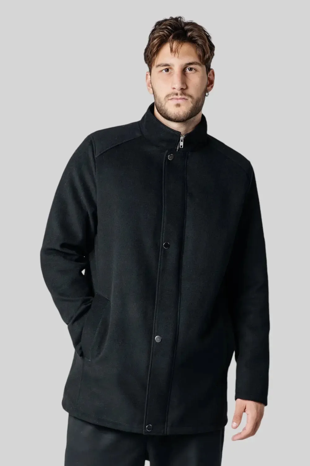 Giorgio Coat with Shearling Lining