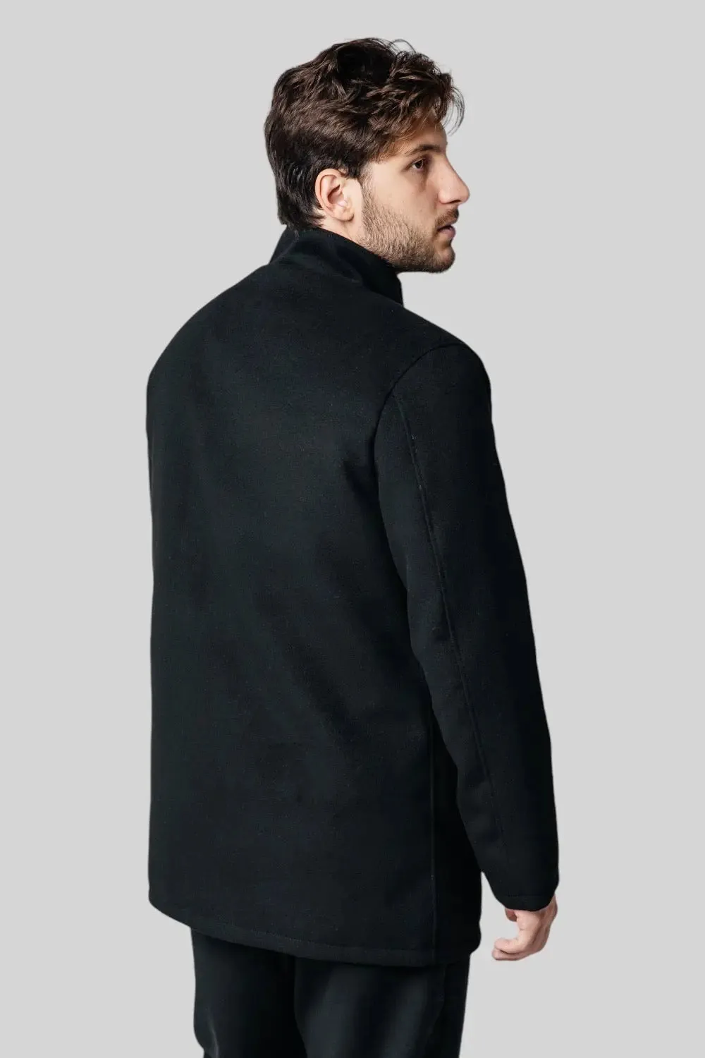 Giorgio Coat with Shearling Lining