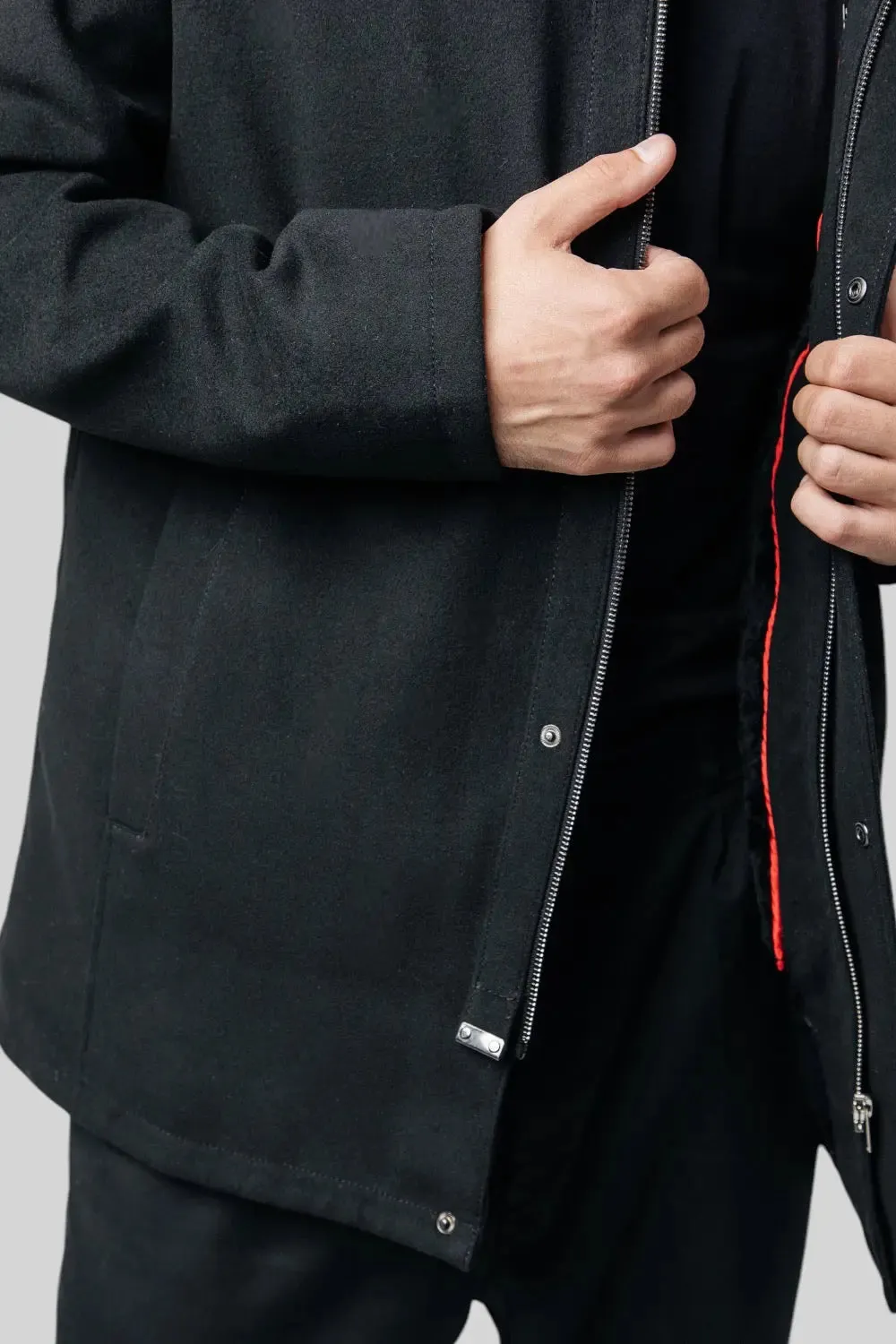 Giorgio Coat with Shearling Lining