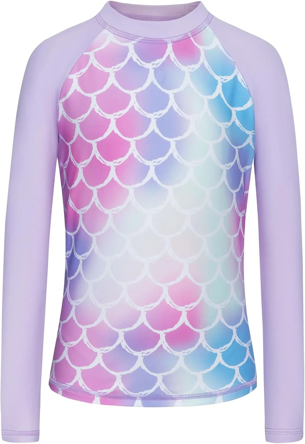 Girls Swimsuit Long Sleeve Swim Shirt 3 Piece Rash Guard for Girls Bathing Suit with Boyshorts