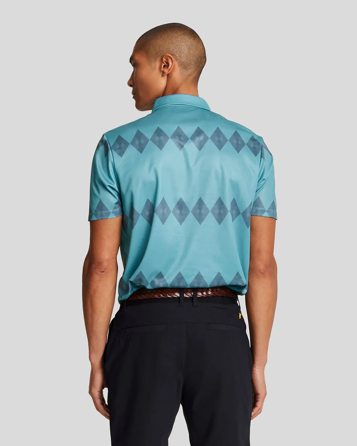Golf Argyle Polo Shirt