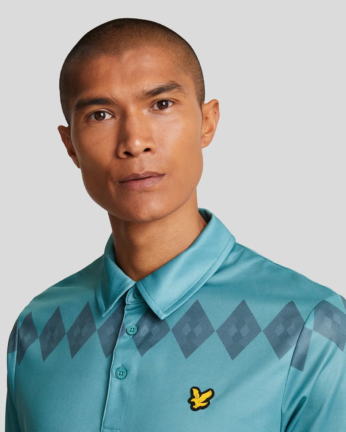 Golf Argyle Polo Shirt