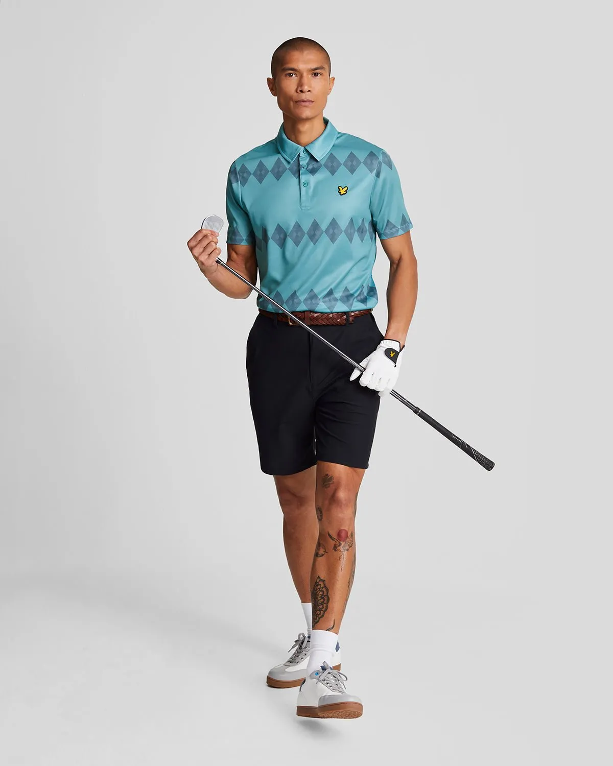 Golf Argyle Polo Shirt
