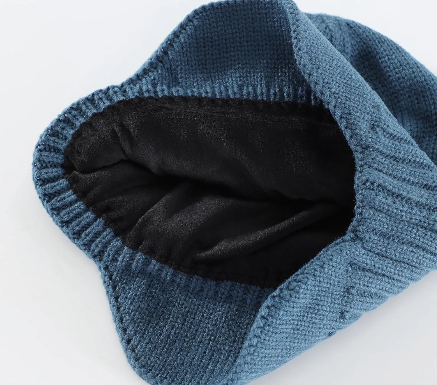 Home Prefer Mens Winter Hat Knit Earflap Hat Stocking Caps with Ears Beanie Hat