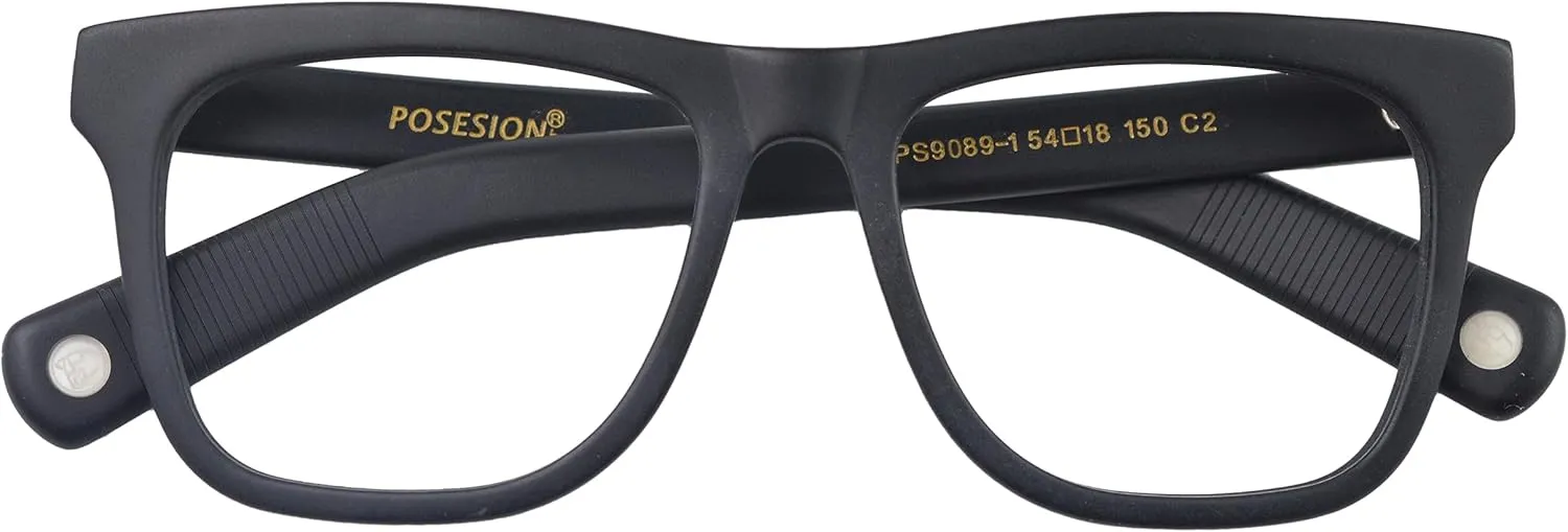 J&L Glasses Large Woodgrain Eyeglasses Frame Faux Wooden Unisex Glasses Frame9089