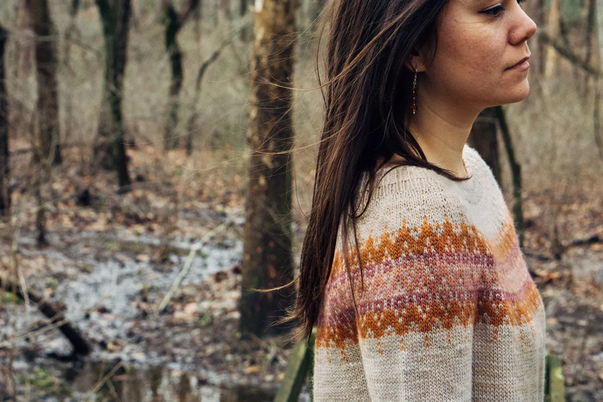 Manos del Uruguay Yesica Collection Patterns - Yesica Fairisle Pullover - PDF Download