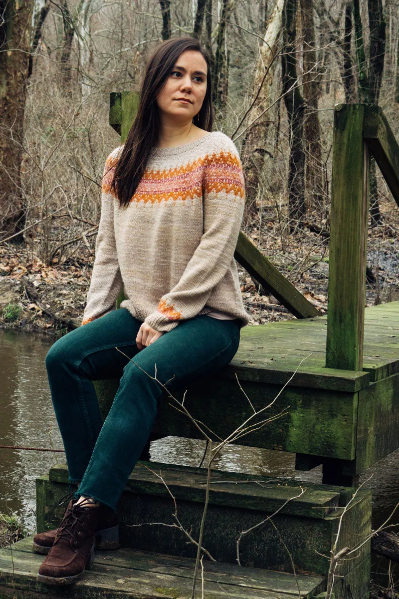 Manos del Uruguay Yesica Collection Patterns - Yesica Fairisle Pullover - PDF Download