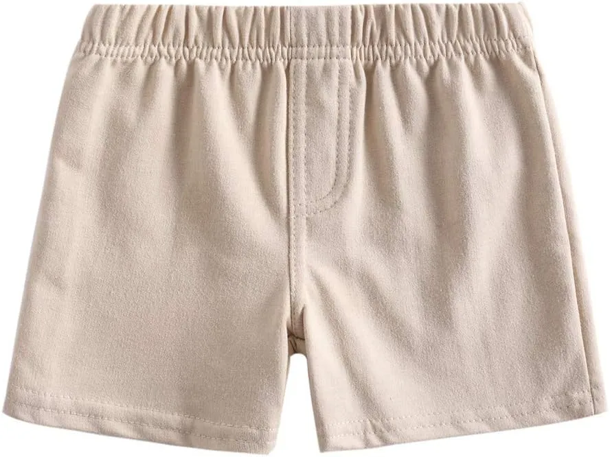Monvecle Unisex Baby Multi Pieces Newborn to Toddler Cotton Long Pants Shorts Gift Sets