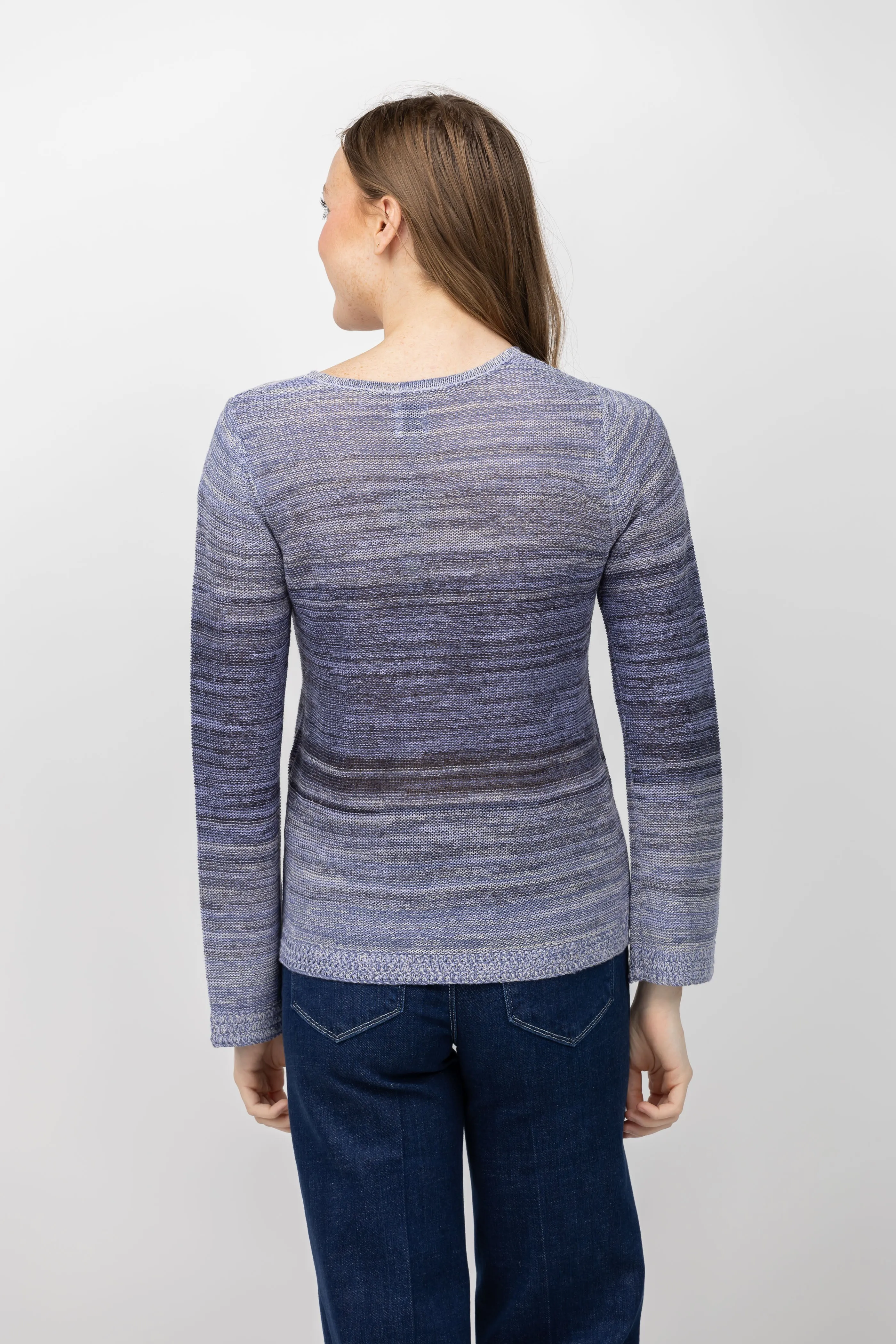Nic   Zoe Hazy Sweater in Purple Multi