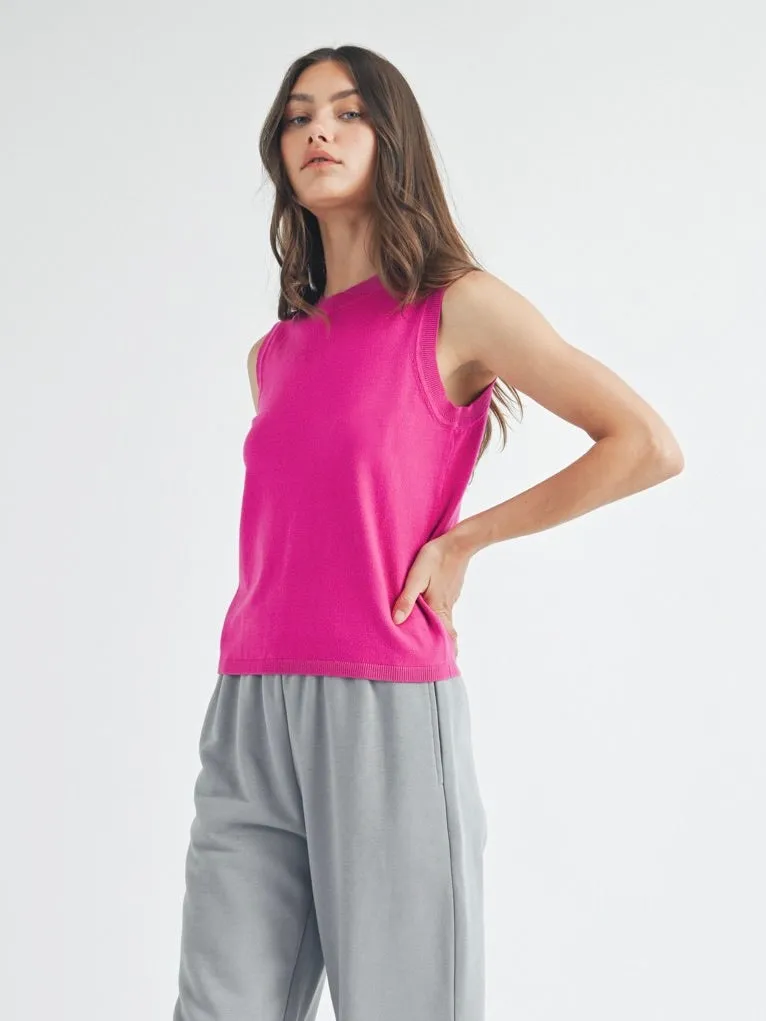 Pammy Basic Sweater Tank