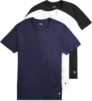 POLO RALPH LAUREN Men's Classic Fit Cotton Crew Undershirts, 3 Pack