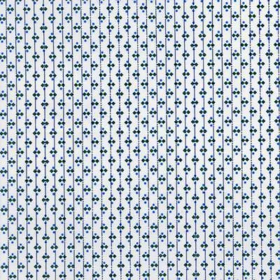 Printed Navy Stripes and Green Diamonds on White Classic Custom Shirt