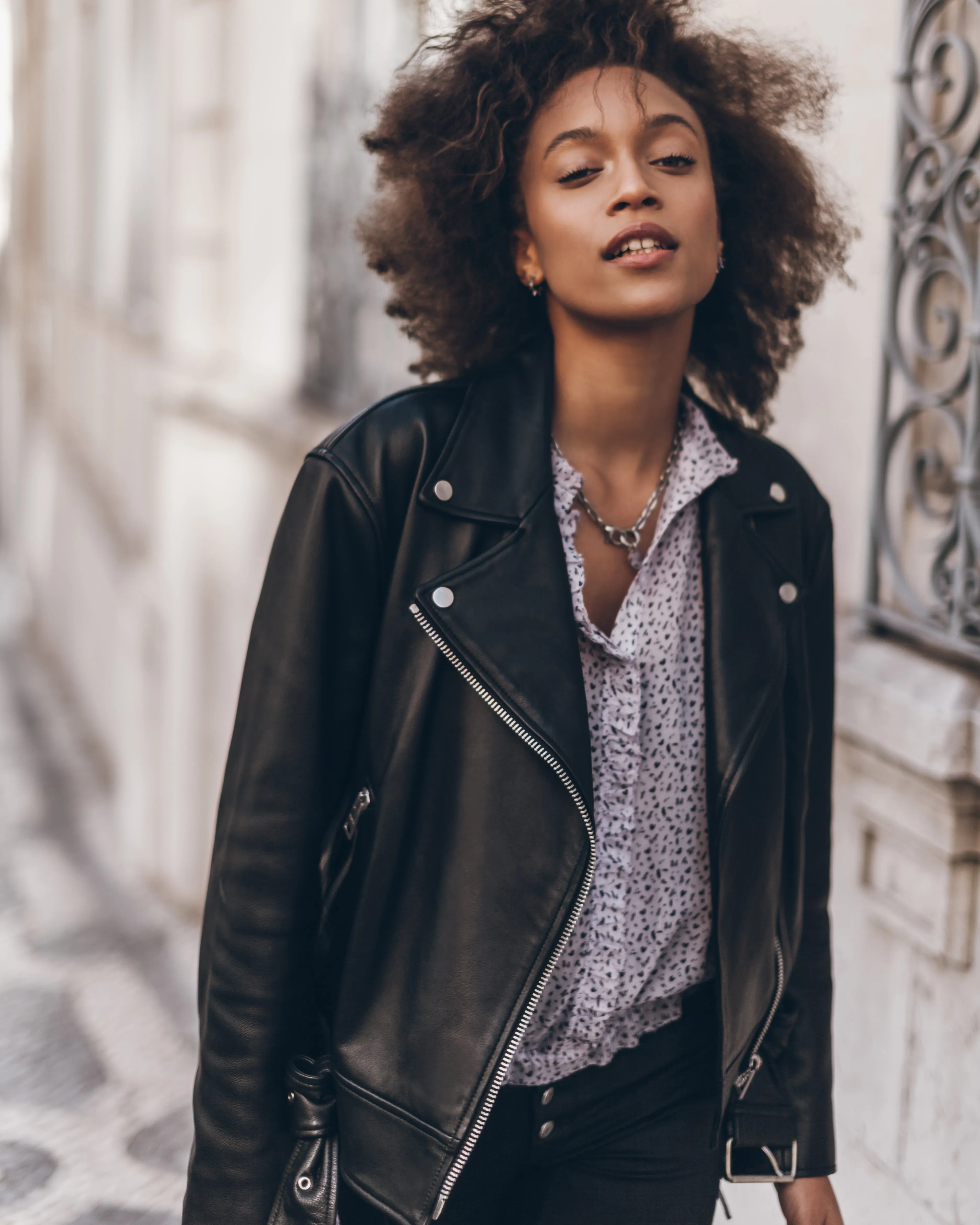 The Purple Flowy Blouse