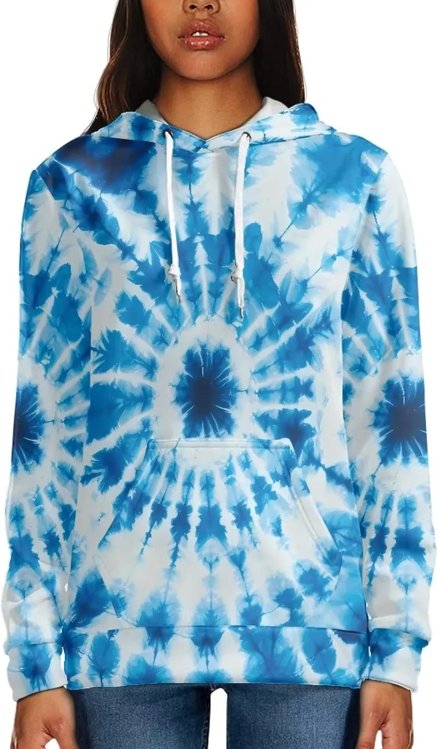 Uasibuni Cute Hoodie for Women Warm Fall Winter Fleece Jacket Casual Thick Hooded Sweatshirts Women Gift