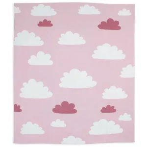 Weegoamigo Knit Blanket Sky High Pink